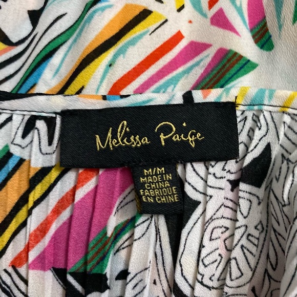 Melissa Paige Button Neck Tunic Women’s M Boho GrannyCore Festivals Light Weight - Picture 5 of 6